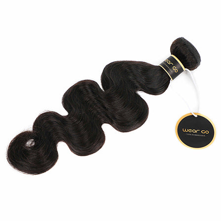 Wear Go Premium 9A Brazilian Human Virgin Hair Afro Curly Natural Black 3 Bundles Deal