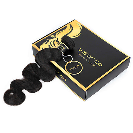 Wear Go Premium 9A Brazilian Human Virgin Hair Afro Curly Natural Black 3 Bundles Deal