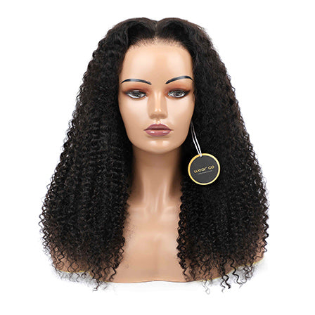 Wear Go Kinky Curly Wear Go 4x6 HD Lace Glueless Wigs Wear Go Pre Cut Lace Human Hair Wigs