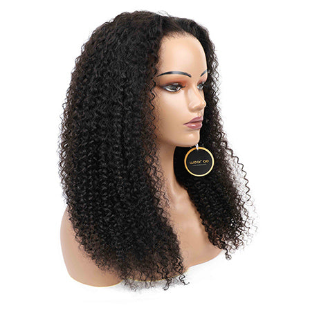 Wear Go Kinky Curly Wear Go 4x6 HD Lace Glueless Wigs Wear Go Pre Cut Lace Human Hair Wigs