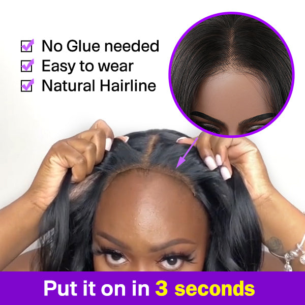 Wear Go 4x6 HD Lace Wear Go Glueless Wigs Very Convenient Pre Cut Lace Wig